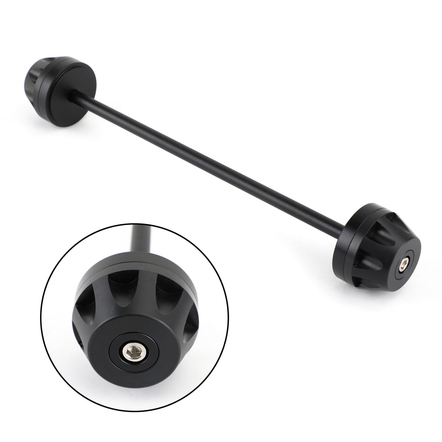 FRONT Axle Fork Crash Sliders Black for BMW R Nine T 14-17 R1200GS/R/RT/RS 13-18