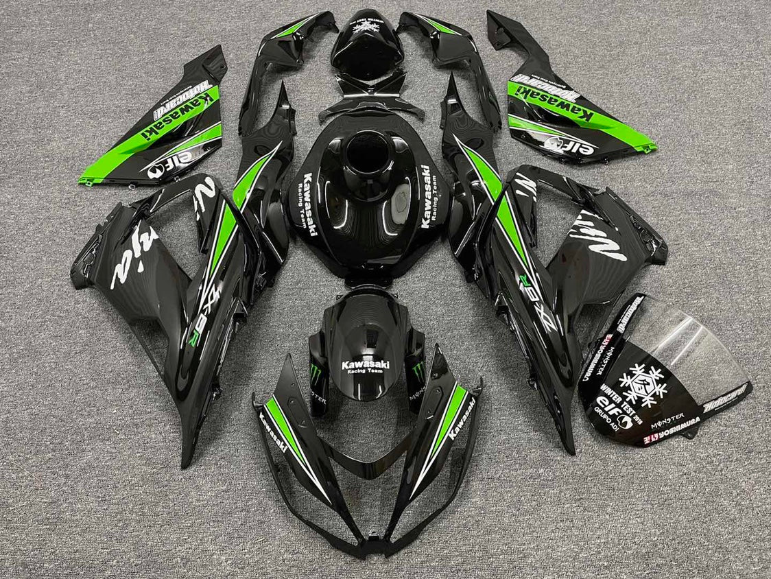 2013-2018 Kawasaki ZX6R 636 Injection Fairing Kit Bodywork Plastic ABS #113