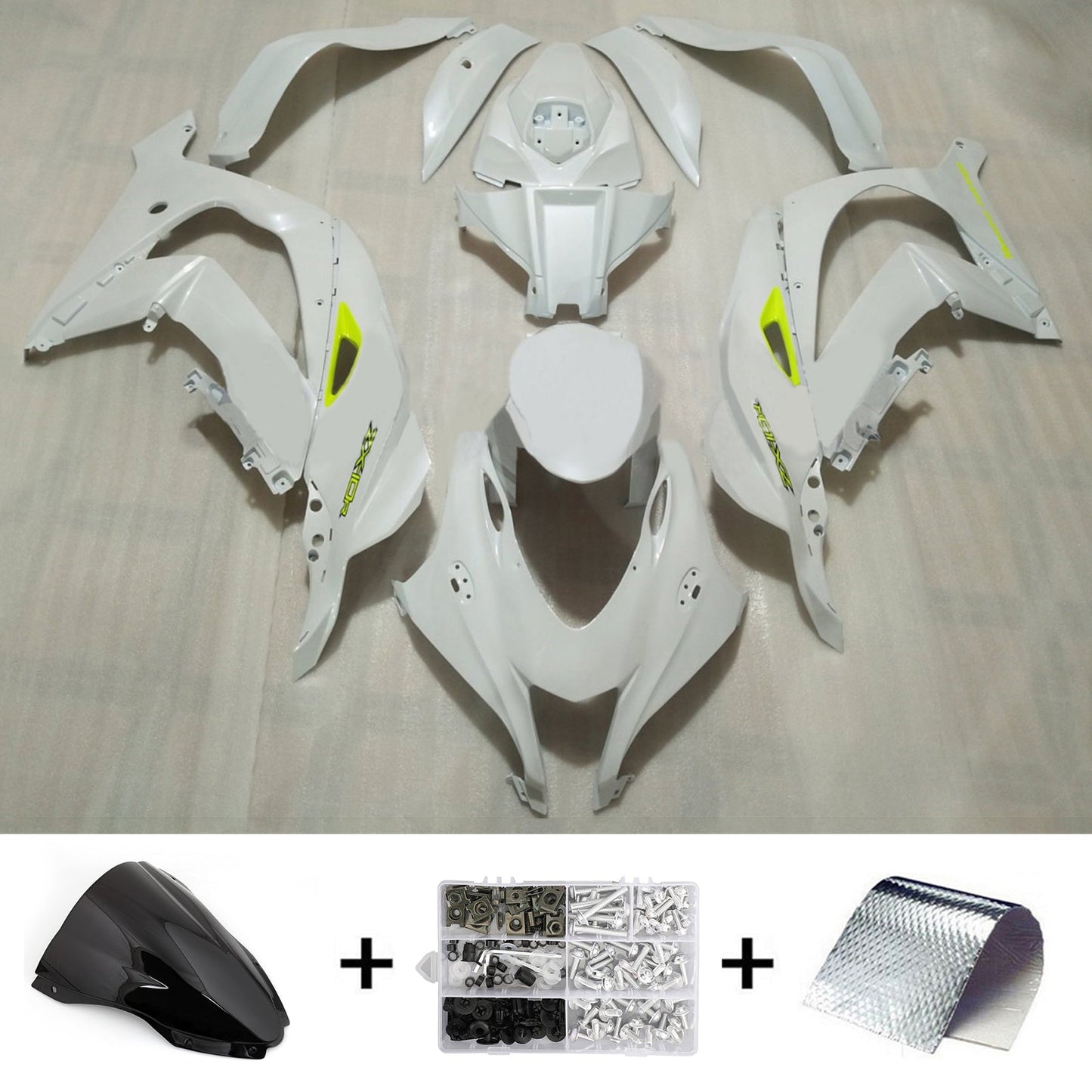 2016-2020 Kawasaki ZX10R Injection Fairing Kit Bodywork Plastic ABS#150