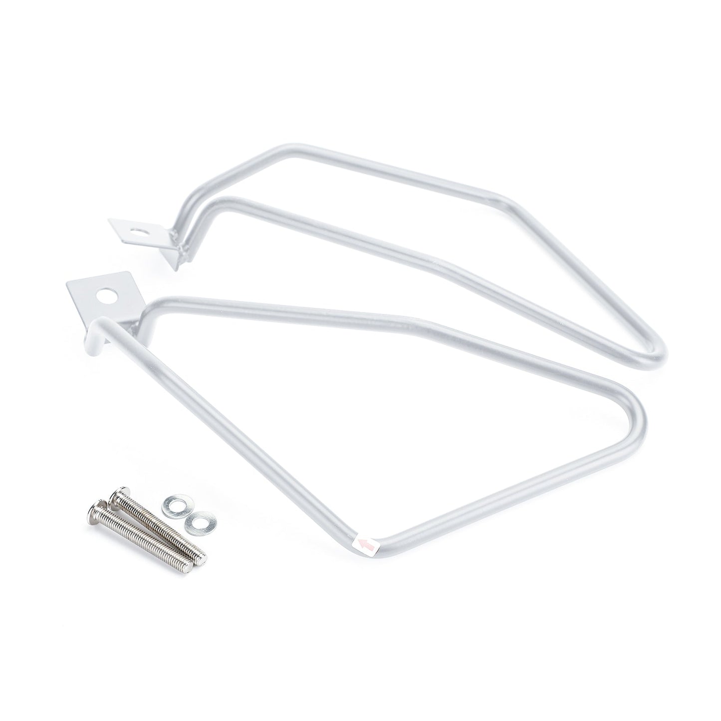 Black Saddlebag Support Mounting Bracket for Sportster 883 Fat bob FXDF Dyna BK