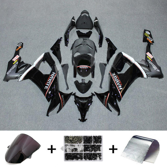 2008-2010 Kawasaki ZX10R Injection Fairing Kit Bodywork Plastic ABS#120