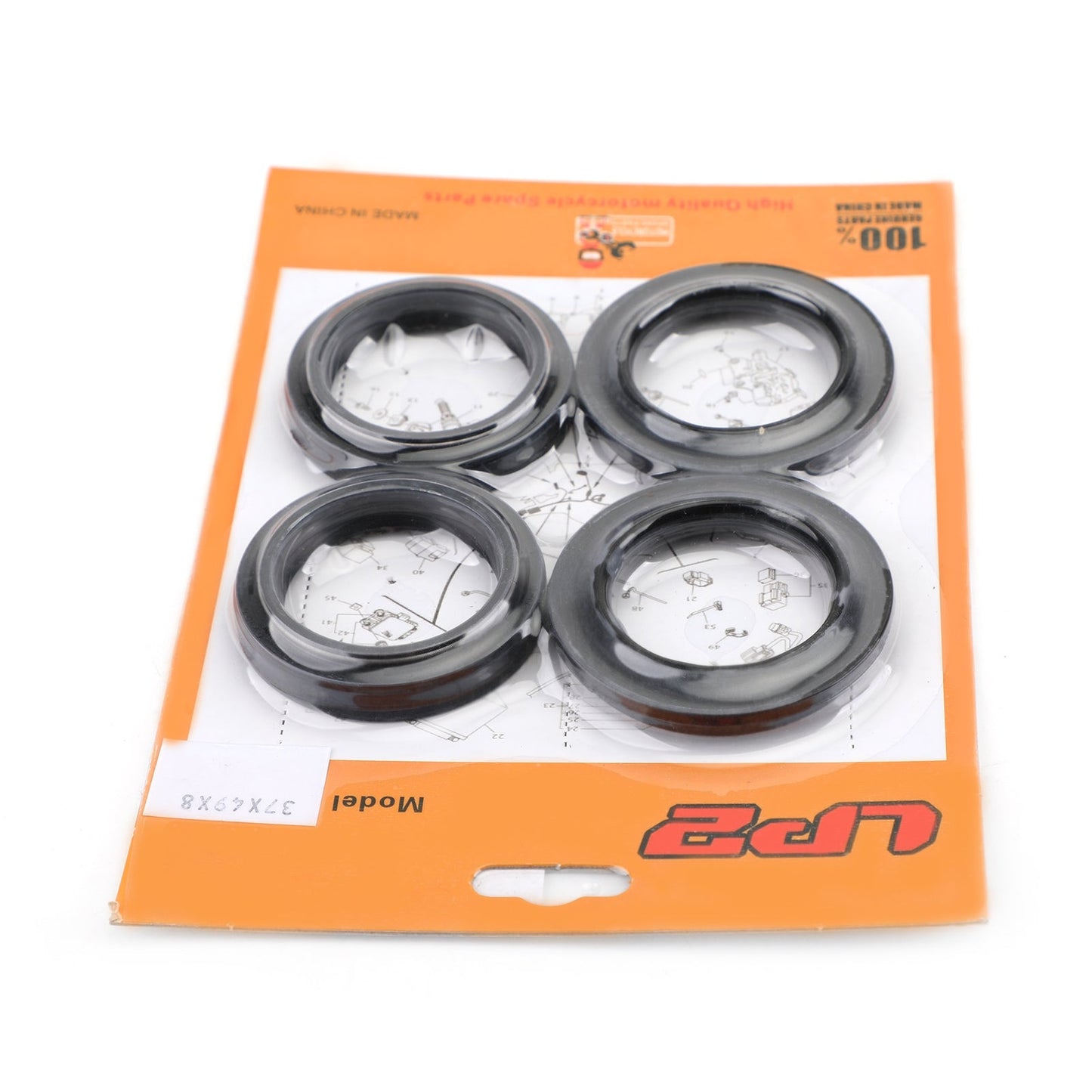Fork Seal Wiper Kit for Kawasaki ZX1100 ZX750 ZX600 ZL600 Eliminator 92049-1435