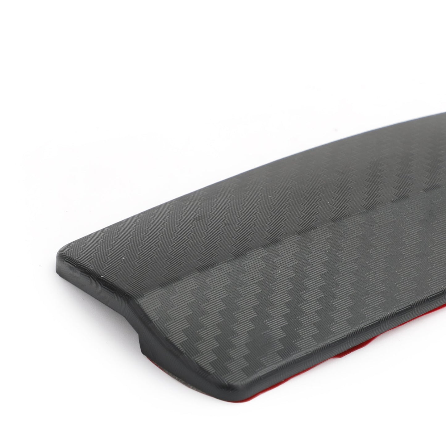 2pcs 36cm Rubber Car Front Rear Bumper Lip Anti-collision Strip Carbon Fiber