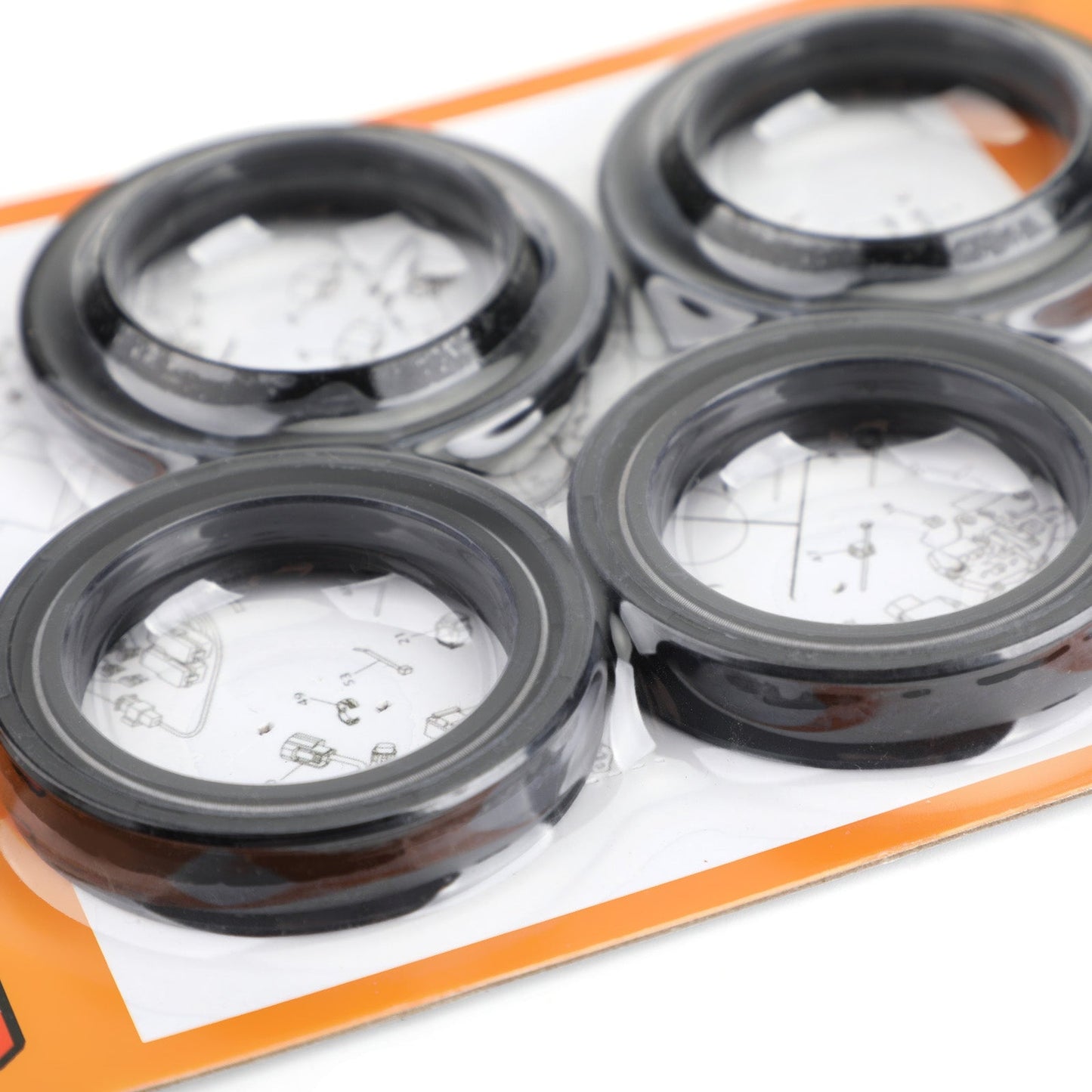 Fork Seal Dust Kit for Kawasaki W400 W650 W800 EJ BJ250 ZR250 Balius 1991-2017