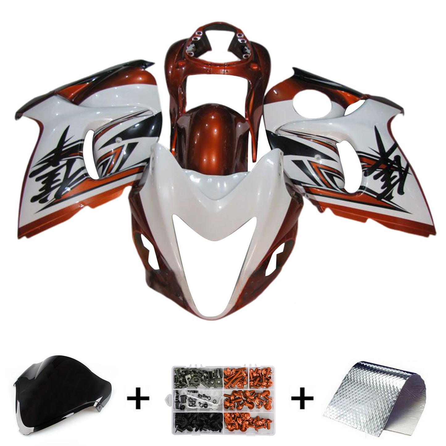 2008-2020 Suzuki Hayabusa GSX1300R Injection Fairing Kit Bodywork Plastic ABS