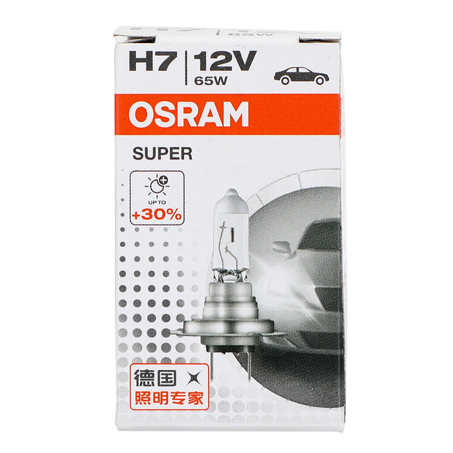 H7 For OSRAM Car Headlight Lamp Super +30% More Light PX26d 12V65W 62282