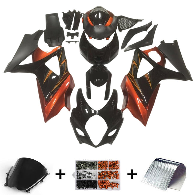 2007-2008 Suzuki GSXR1000 K7 Fairing Kit Bodywork Plastic ABS