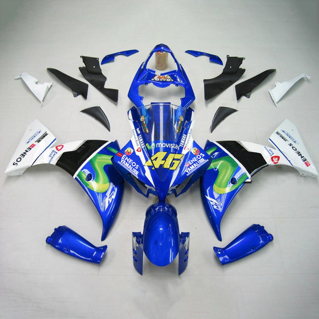 2009-2011 Yamaha YZF 1000 R1 Injection Fairing Kit Bodywork Plastic ABS #118