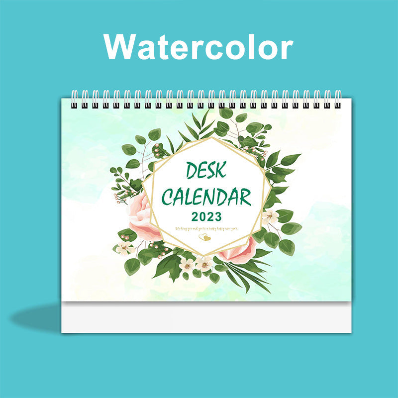 2023.1-2023.12 Month To View Stand Up Desk Office Top Calendar Planner