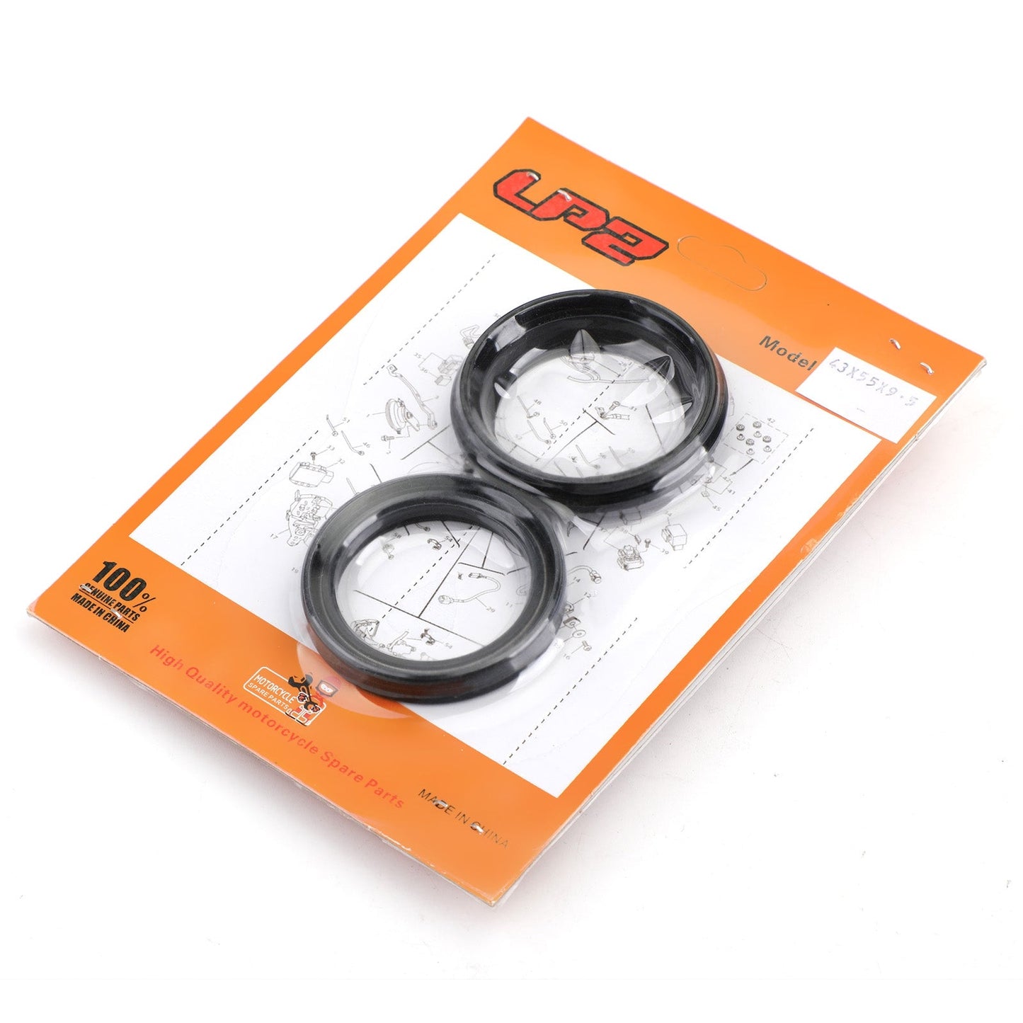 Fork Seal Dust Kit for Kawasaki ZG1400 Ninja ZX7R ZX14R KLX KX ZR ZRX ZXR 88-13