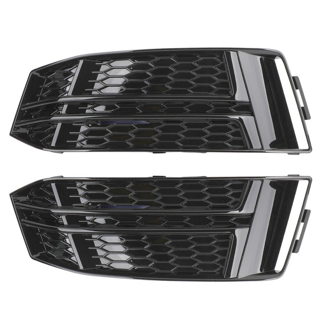 2016-2018 AUDI S4 / A4 B9 S-LINE Grill Black Front Fog Light Cover Bumper Grille
