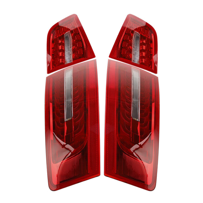 2009-2011 AUDI A6 C6 Sedan Inner+Outer Trunk LED Tail Light Lamp 4pcs