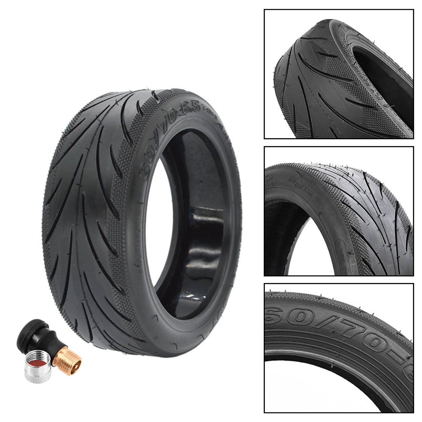 60/70-6.5 Electric Scooter Tire Tubeless Thickened Tyre For Ninebot Max G30