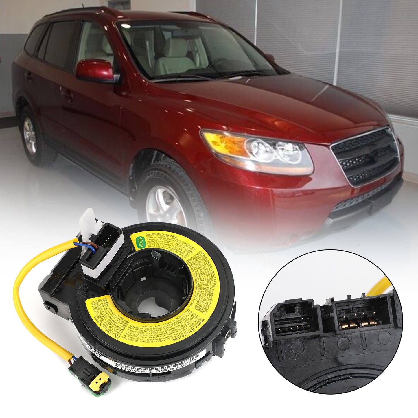 93490-2B200 2005-2012 HYUNDAI SANTA FE STEERING WHEEL CLOCK SPRING ASSEMBLY