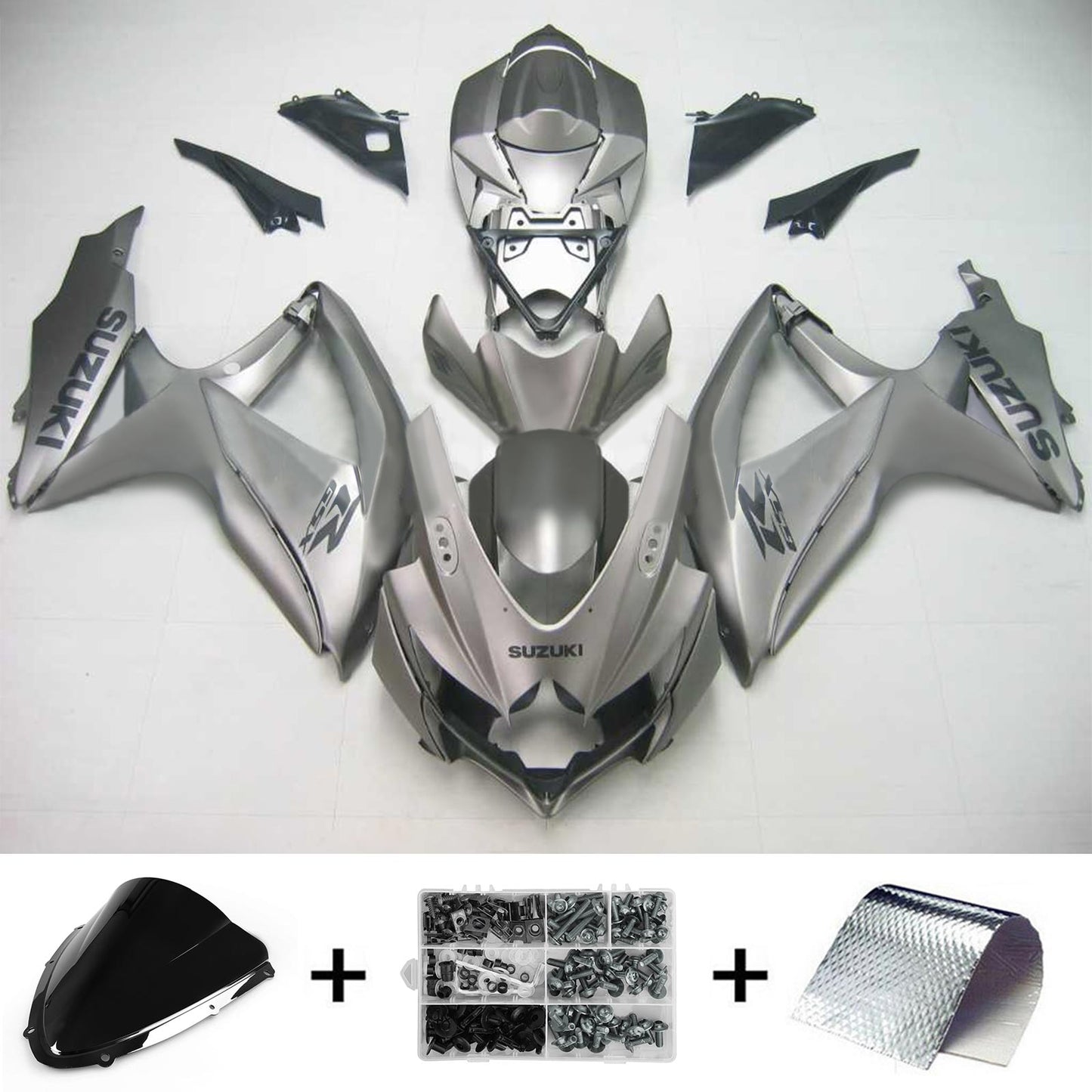 2008-2010 Suzuki GSXR 600/750 K8 Amotopart Injection Fairing Kit Bodywork Plastic ABS #128