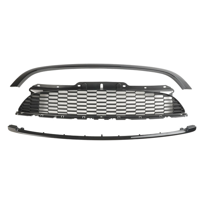 MINI R59 Cooper S & JCW 2-Door Roadster 2012-2015 3PCS Gloss Black Front Grille Grill