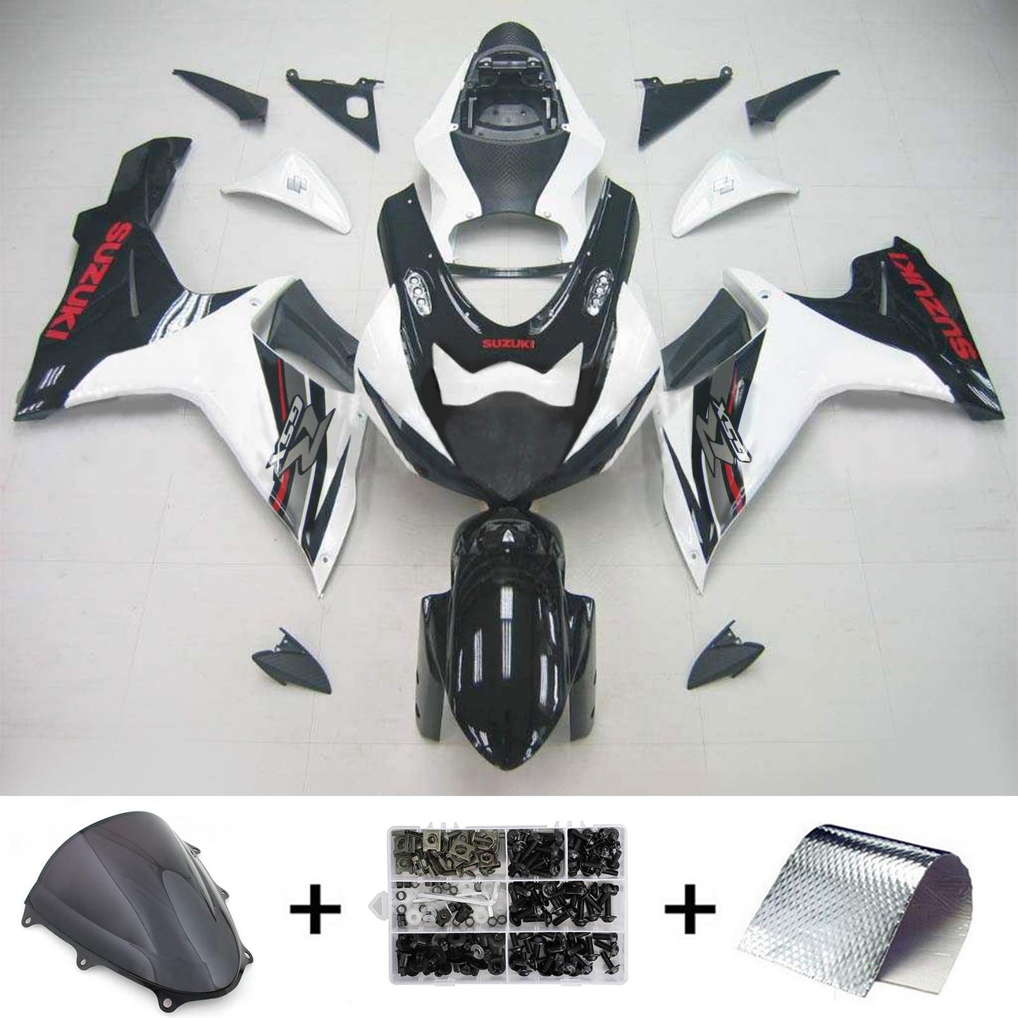 2011-2024 Suzuki GSXR 600/750 K11 Amotopart Injection Fairing Kit Bodywork Plastic ABS #101