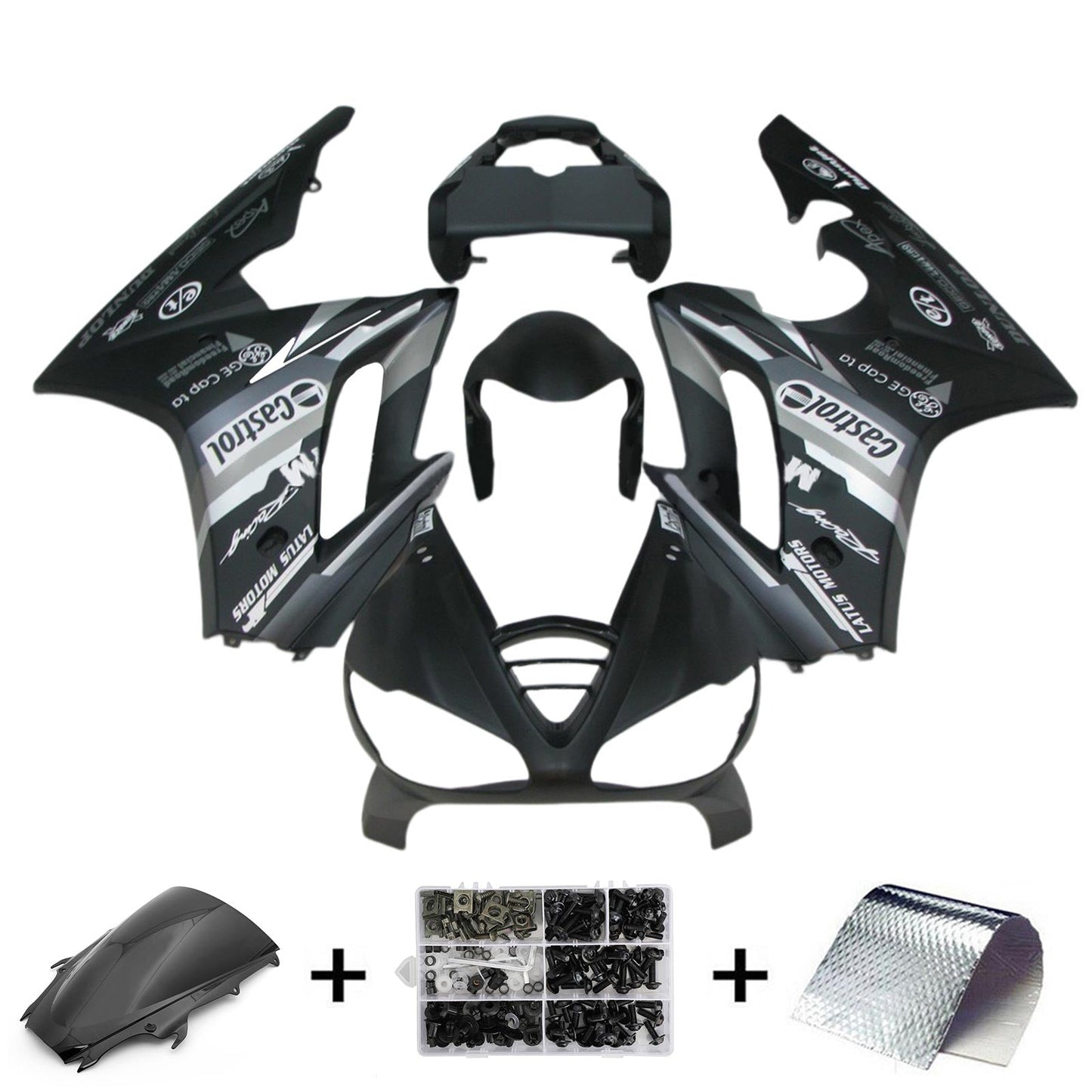 2002-2005 Triumph Daytona 675 Fairing Kit Bodywork Plastic ABS