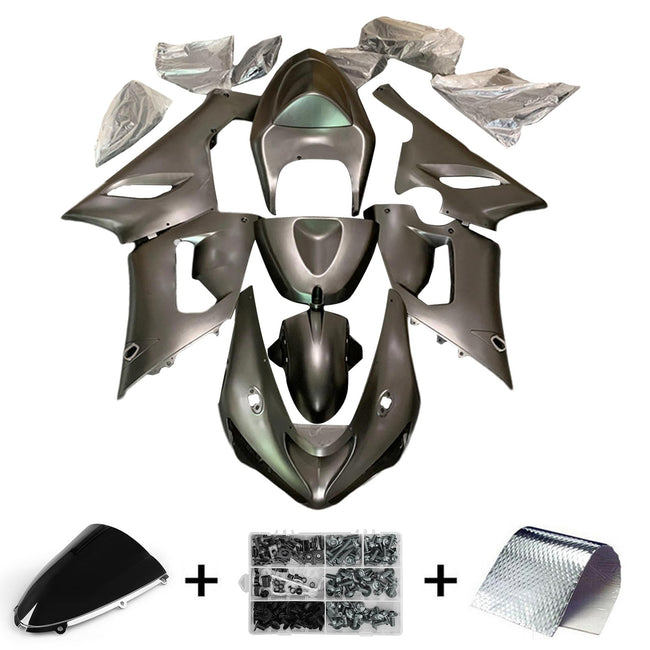 2005-2006 Kawasaki ZX6R 636 Fairing Kit Bodywork Plastic ABS