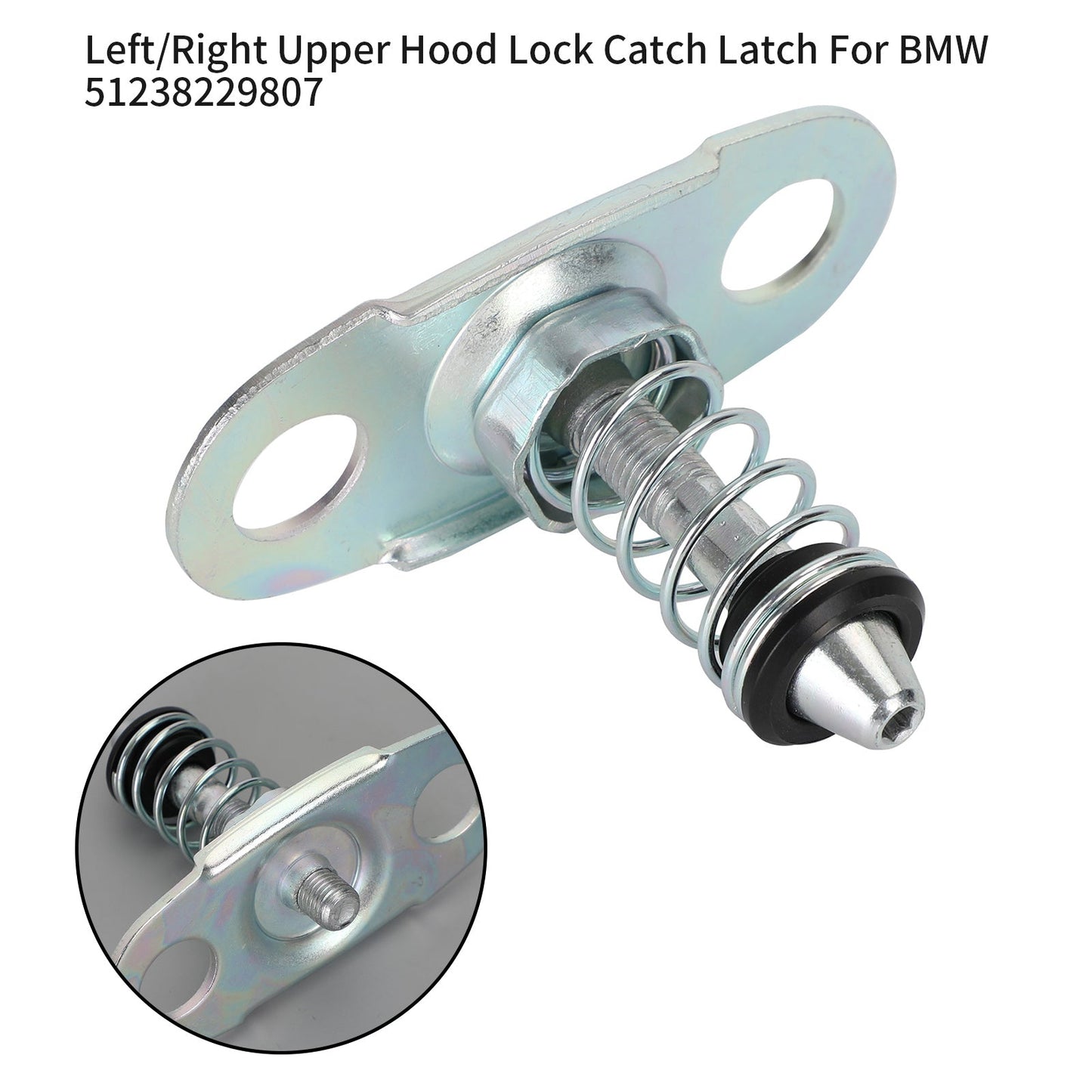 Upper Hood Lock Catch Latch Left/Right 51238229807 For BMW 3 E46 5 E39 X5 E53