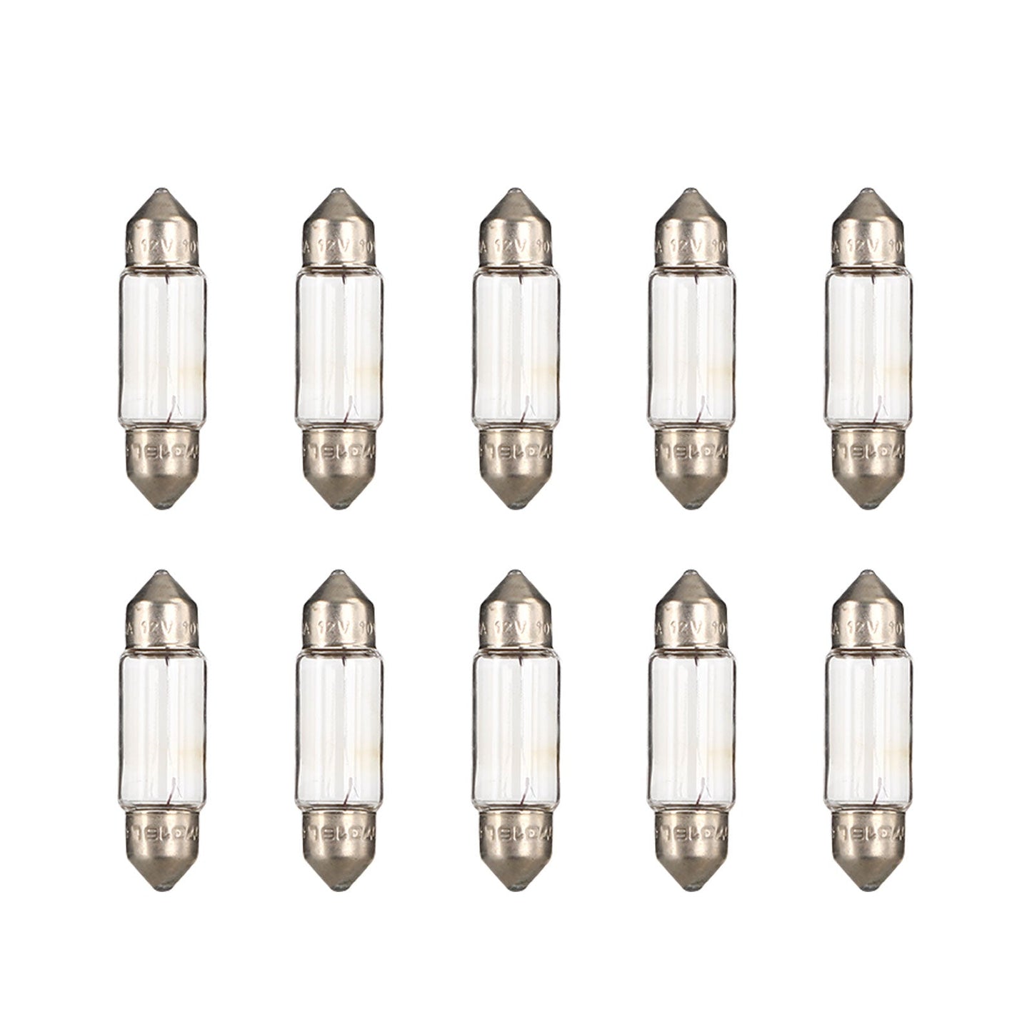 10x For NARVA 17316 Car Auxiliary Bulbs SV8.5 12V10W