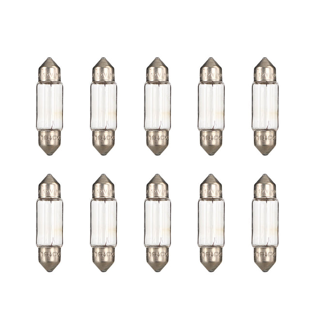 10x For NARVA 17316 Car Auxiliary Bulbs SV8.5 12V10W