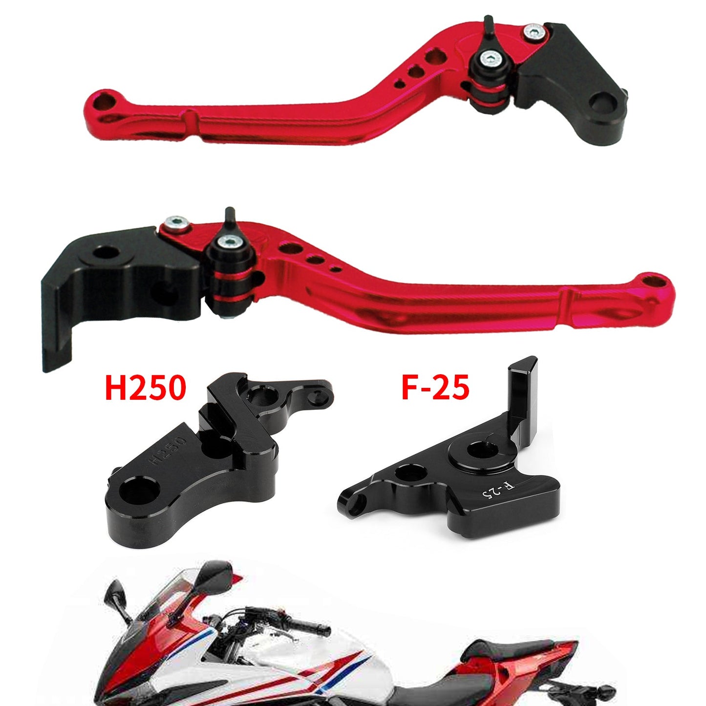 Long Clutch Brake Lever For Honda CBR500R/F/X 13-18 CB300R/F/FA 14-18