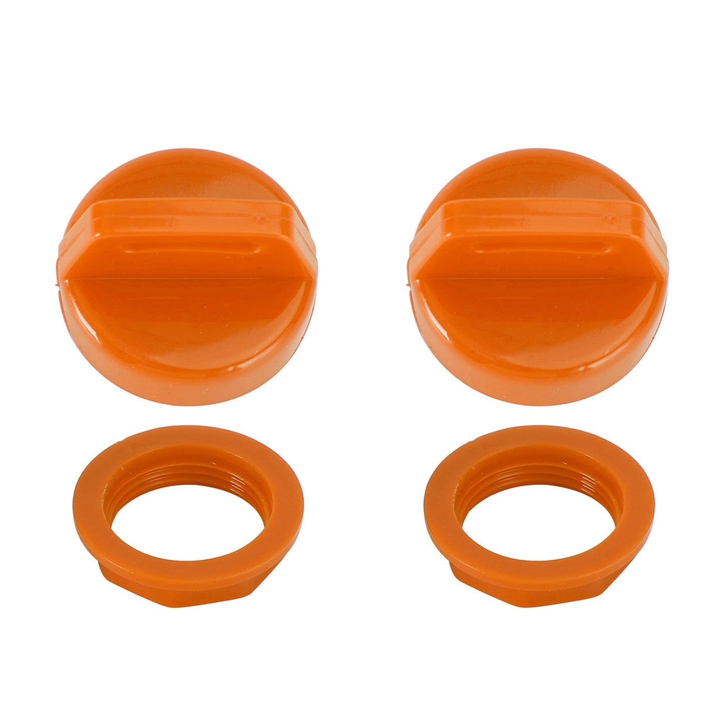 2PCS Orange Ignition Key Cover w/Nut For Polaris RZR XP 570 800 900 1000 5433534