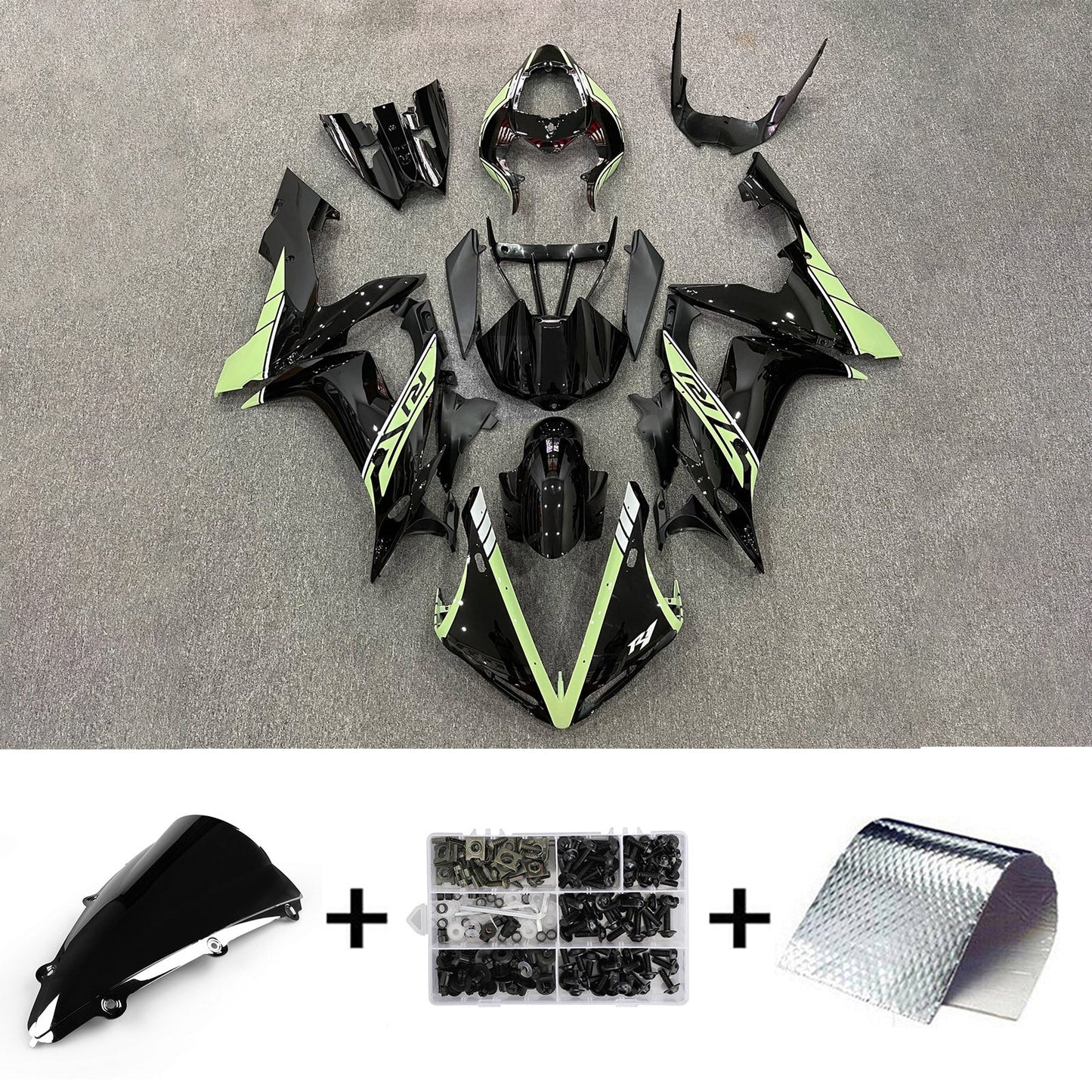 2004-2006 Yamaha YZF 1000 R1 Injection Fairing Kit Bodywork Plastic ABS#35