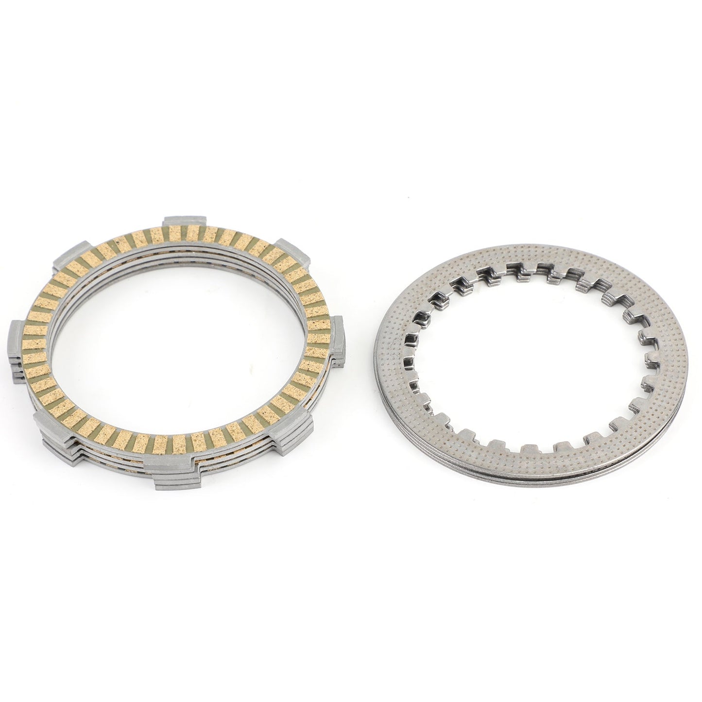 Clutch Plate Kit - Friction & Steel Plates For Honda CR80 CR85R CR85RB CB100 N CB125 CLR125 City Fly SL100 SL125 CL125