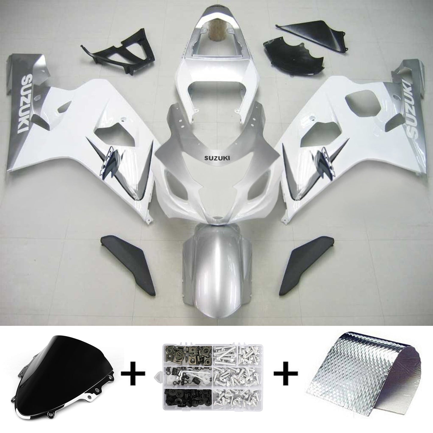 2004-2005 Suzuki GSXR 600/750 K4 Amotopart Injection Fairing Kit Bodywork Plastic ABS #125