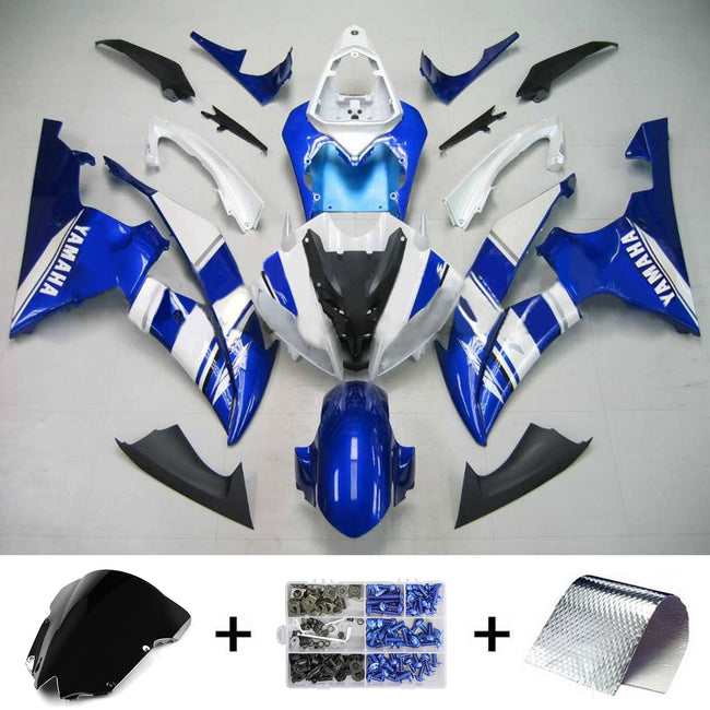 2008-2016 Yamaha YZF 600 R6 Amotopart Injection Fairing Kit Bodywork Plastic ABS #144