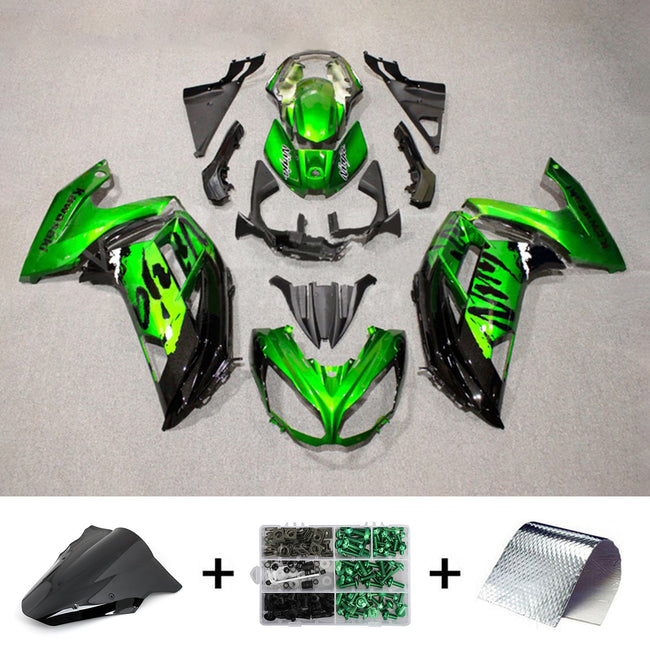 2012-2016 Kawasaki ER6F/Ninja650 Injection Fairing Kit Bodywork Plastic ABS#130