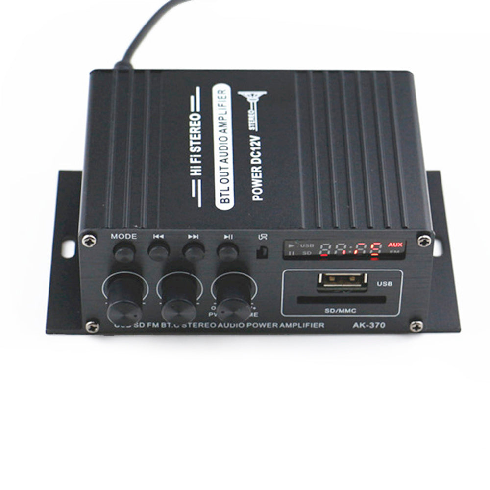 400W Hi-Fi Auto Stereo 12V Car Audio Amplifier Bluetooth MP3 Radio Booster