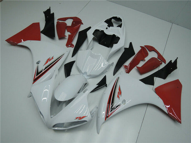 2009-2011 Yamaha YZF R1 Amotopart Fairing Red White Fairing Kit