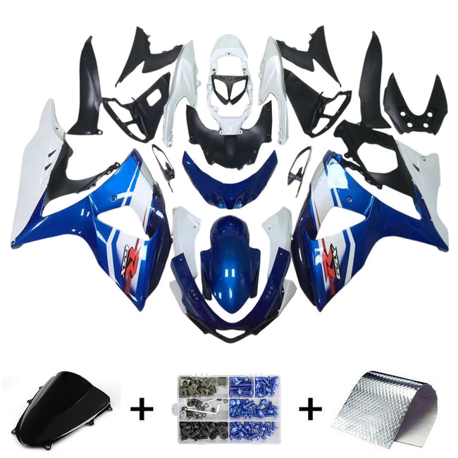 2009-2016 Suzuki GSXR1000 K9 Injection Fairing Kit Bodywork Plastic ABS