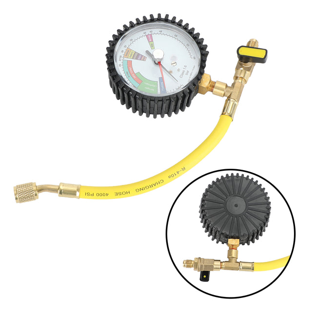 R134A Air Conditioning Refrigeration Nitrogen Pressure Gauge Test Table