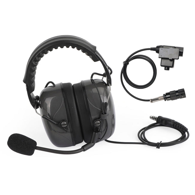 For AN/PRC148 PRC152 U329 6-Pin U94 PTT C5 Adjustable Noise Cancelling Headset