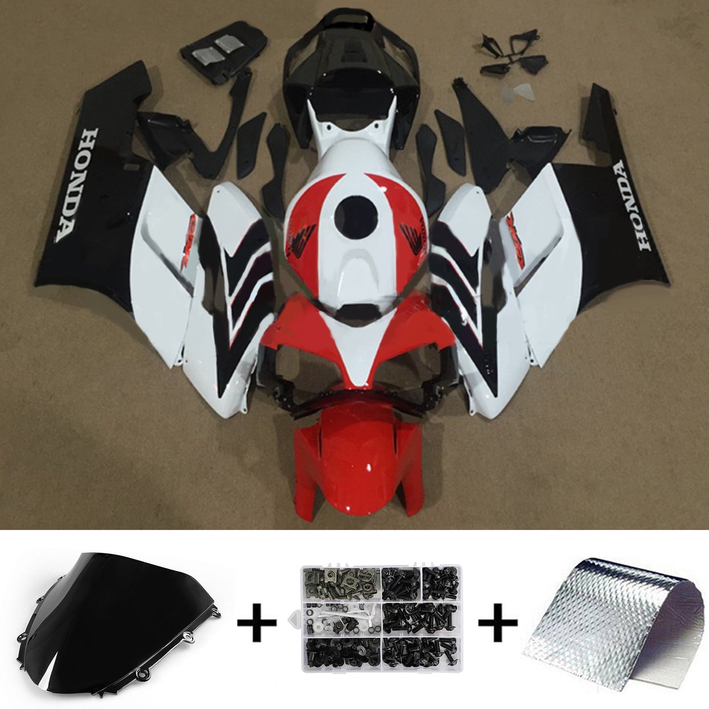 2004-2005 Honda CBR1000RR Injection Fairing Kit Bodywork Plastic ABS#185