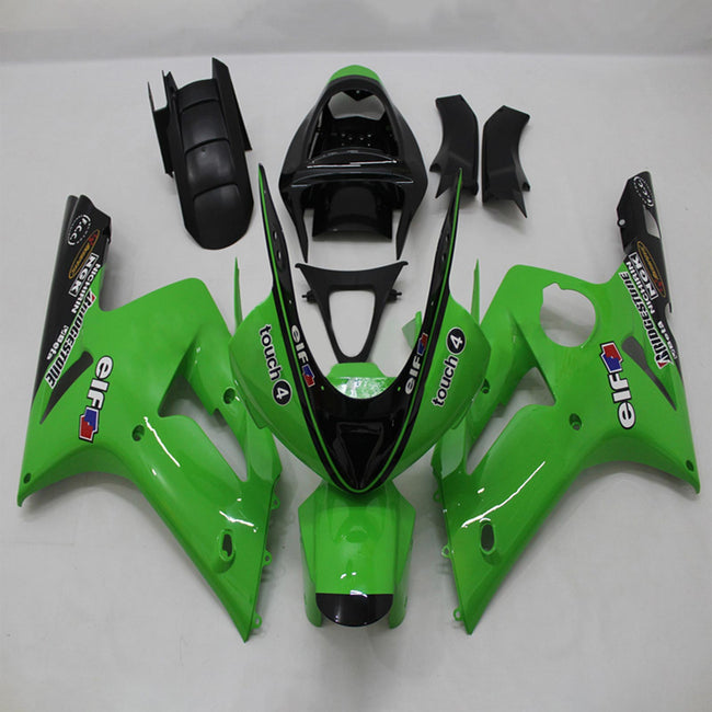 2003-2004 Kawasaki ZX6R 636 Injection Fairing Kit Bodywork Plastic ABS#124