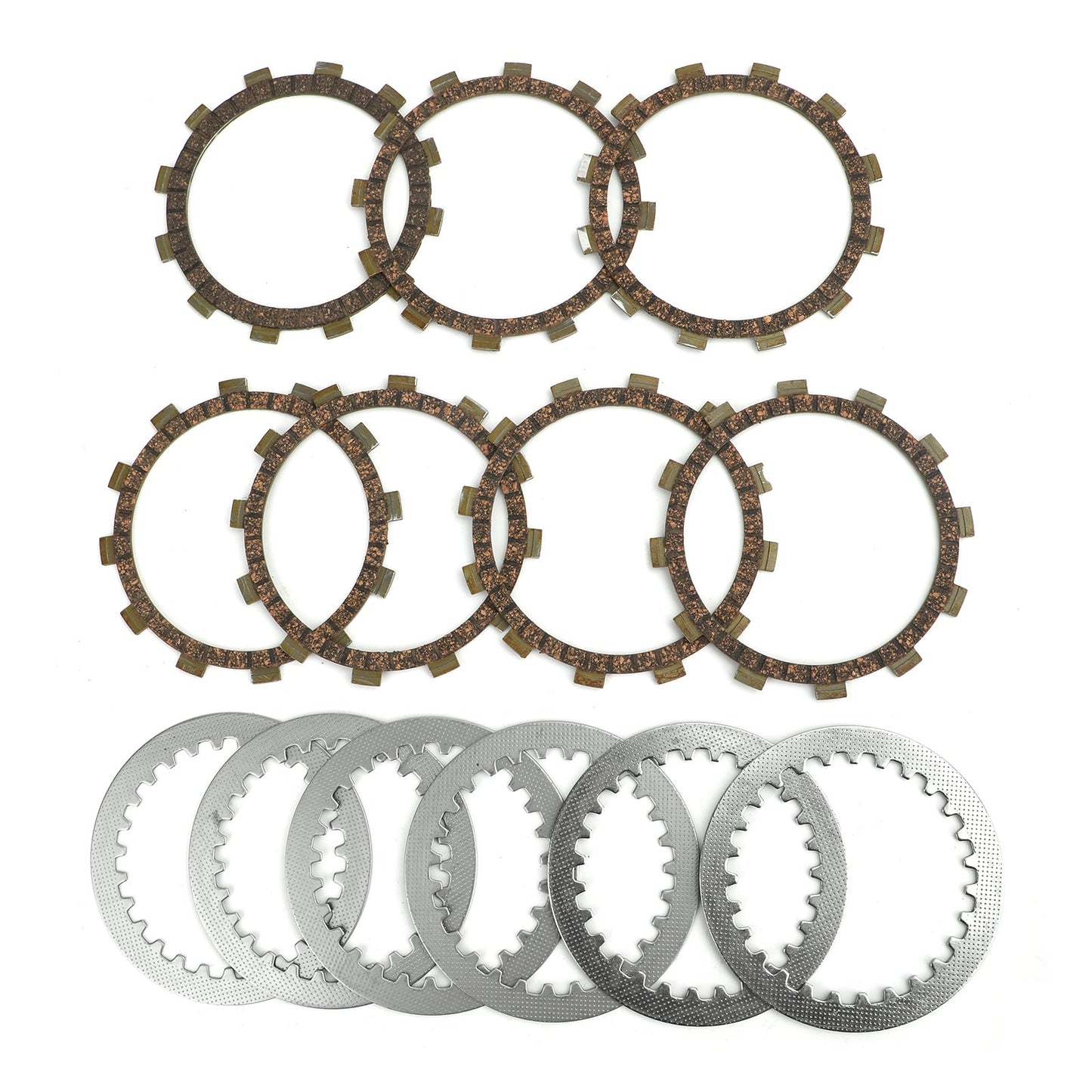 Clutch Plate Kit - Friction & Steel Plates For Yamaha YFM350/R/ER/X YFM400 YFM400FW Kodiak 400 4WD YFM400 FPR
