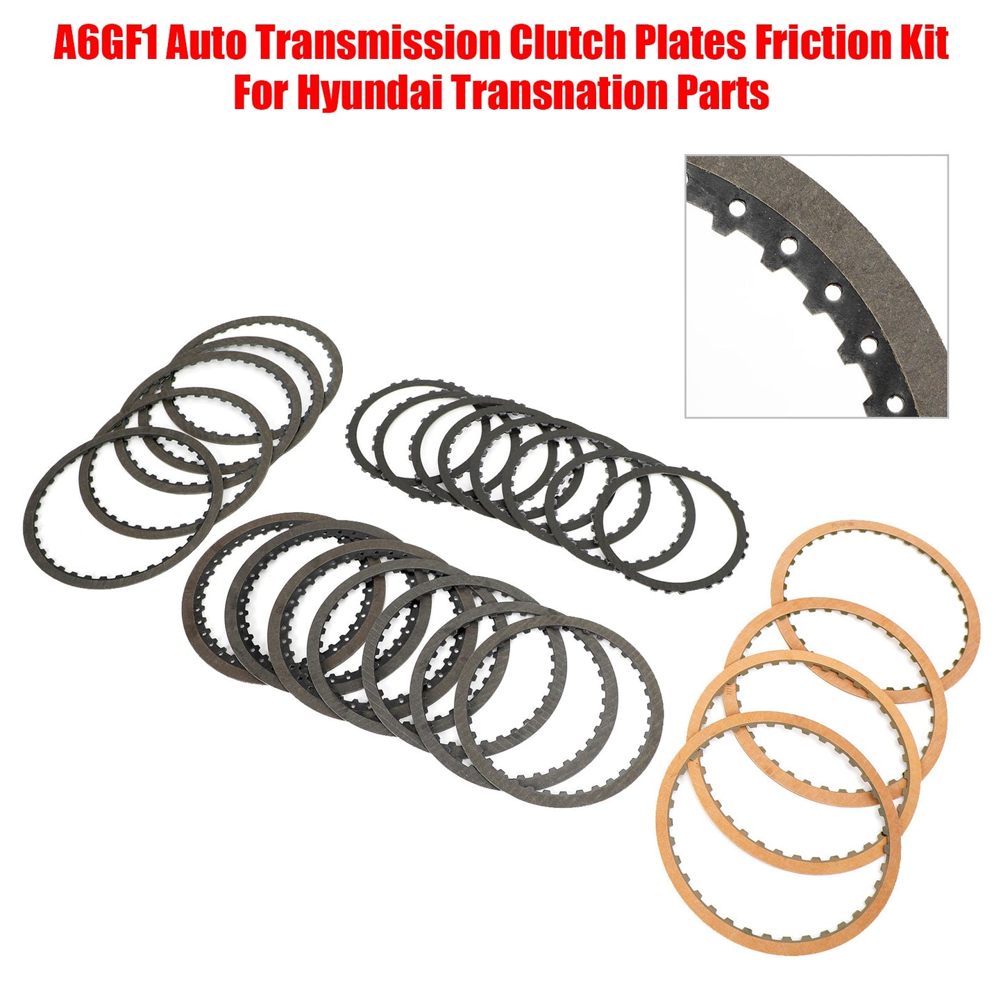 A6GF1 B212880A Auto Transmission Clutch Plates Friction Kit For Hyundai Transnation Parts