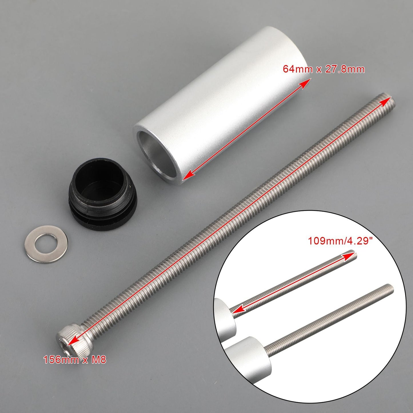 Spot Fog Driving Light Rod Holder Fit for BMW R1200GS R1250GS Adventure 14-21