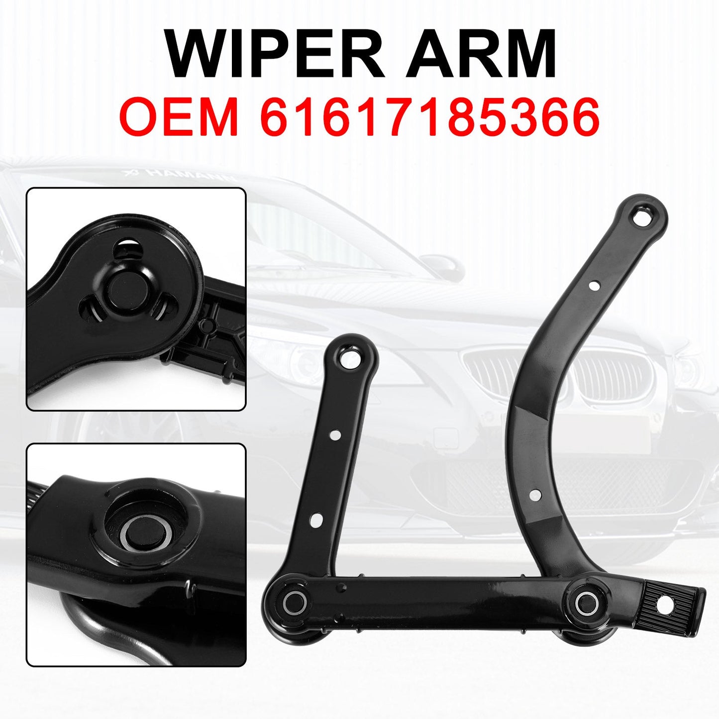 BMW 5 6 series E60 E61 E63 E64 front right wiper arm bearing kit 61617185366