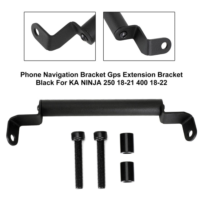 Kawasaki Ninja 250 2018-2021 400 Gps Extension Bracket Phone Navi Bracket