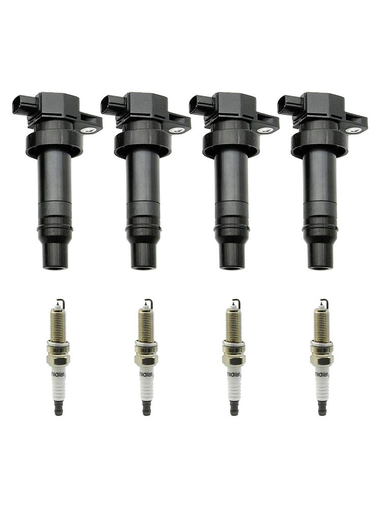 2014-2017 Kia Forte Koup 1.6L L4 Ignition Coil +Spark Plug UF636 4Pcs