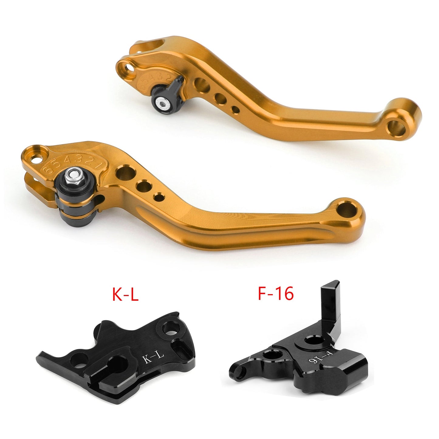 Short Clutch Brake Lever For KTM 390 2019 Silver Generic