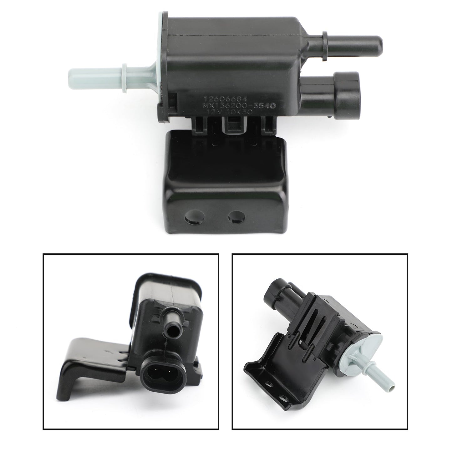 Emisson Vapor Canister Purge Valve Solenoid For CHEVROLET COLORADO 04-12 CORVETTE 05-13EQUINOX 10-16 EXPRESS 1500 08-14 Black