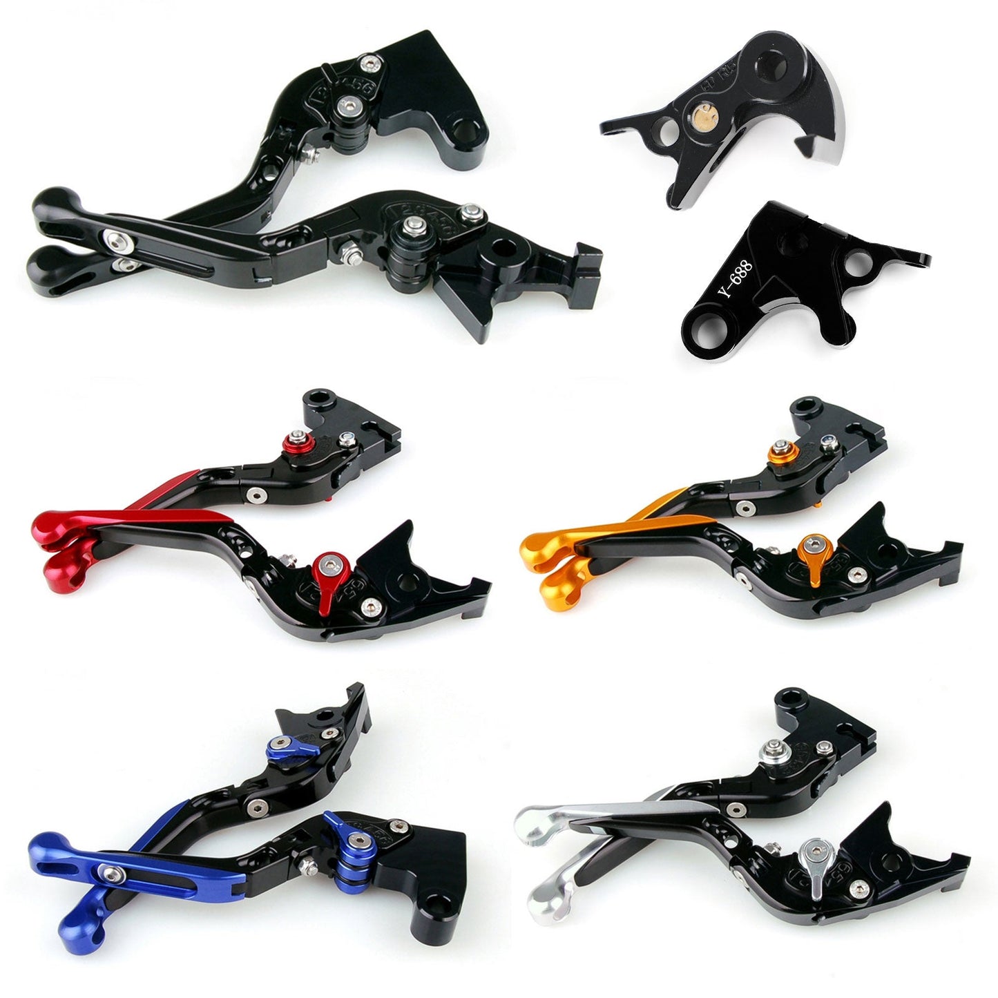 Adjustable Clutch Brake Lever for Yamaha YZF R1/R1M/R1S 15-2021 YZF R6 17-2020