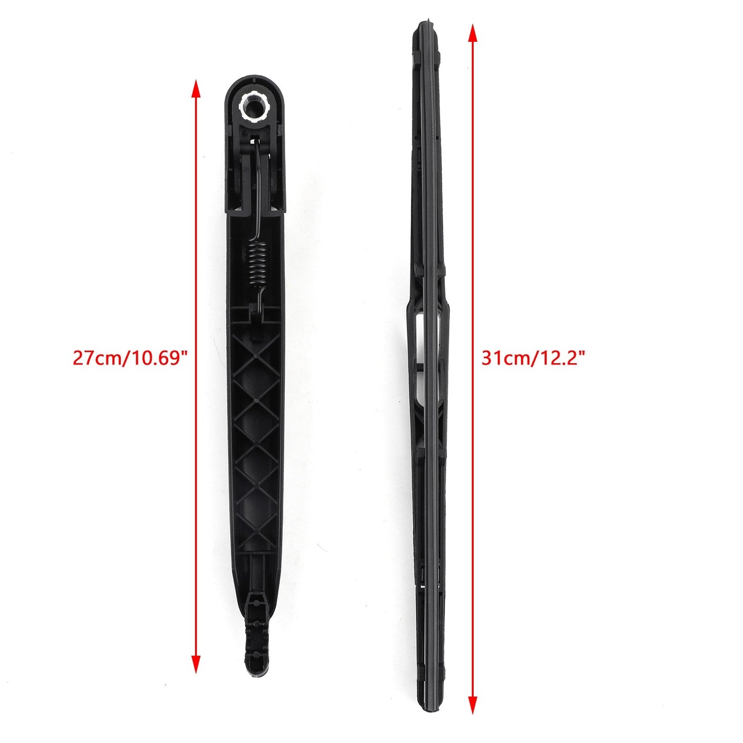 Rear Window Windshield Wiper Arm Blade Set Fit For Renault Clio II 1998-2012